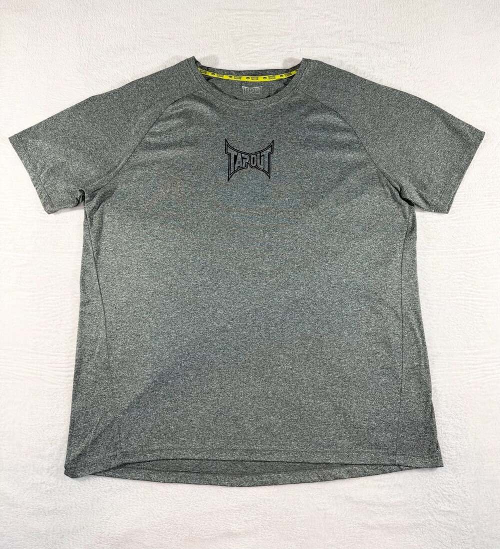 Tapout Athletic T-Shirt X-Large Gray Performance Tee